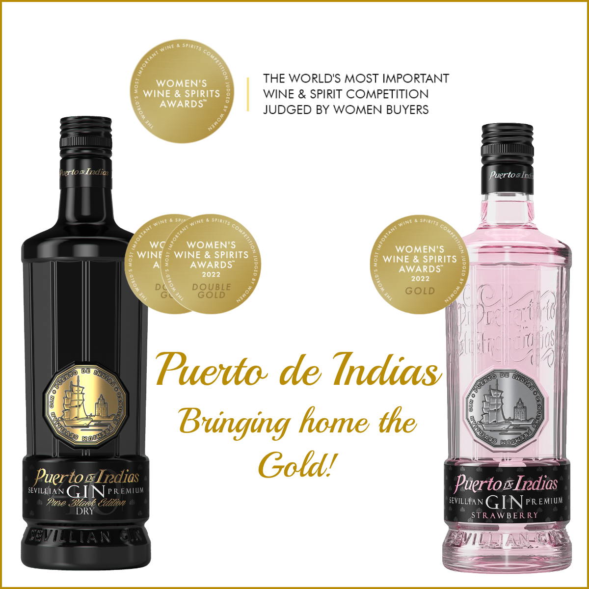 Gin Puerto de Indias Fresa Love Edition